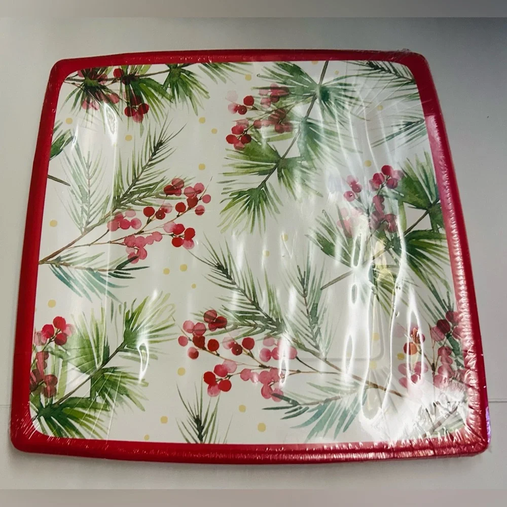 New Lady Jayne 136 Pieces Christmas Plates Napkins Guest Towels Cambodia 5 Piece